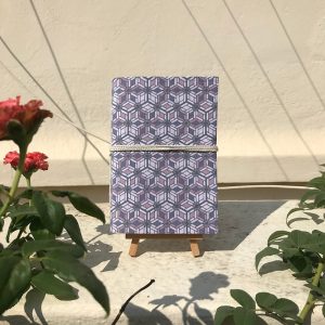 Abhyas Floral Purple Fabric Notebook