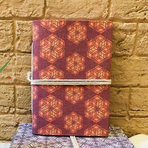 Abhyas Red Floral Fabric Book